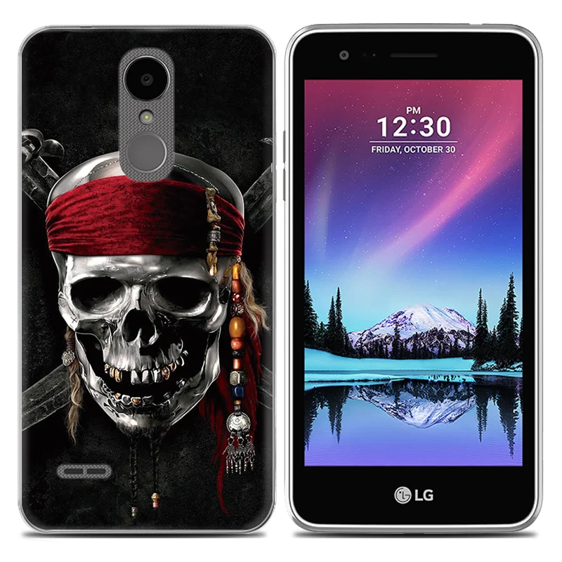 Drop Shipping TPU Soft Phone Case for LG K4 2017 X230 European Version 5-inch Fashion Pattern Colorful Painted |