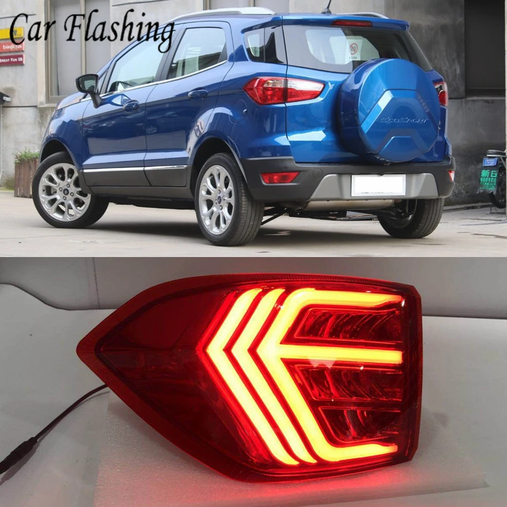 2 шт. светодиодный задний светильник для Ford Ecosport 2013 2018 2019 Автомобильный бампер