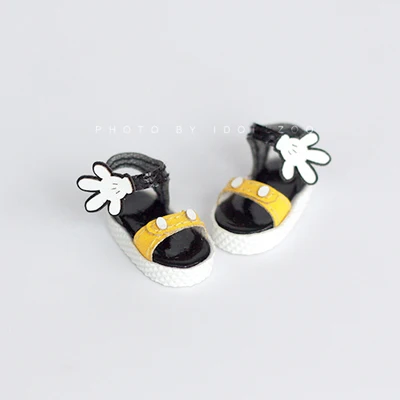 Blyth кукольная обувь Летняя обувь для blyth Azone Mmk JB holala OB24 Lati кукольные аксессуары blyth обувь - Color: Yellow
