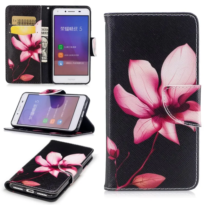 Флип-чехол для huawei Y5ii/Y5 ii 2 CUN L21 U29 L23 L33, чехлы для телефонов, кожаный силиконовый чехол для huawei Y6II Compact LYO L21, чехлы