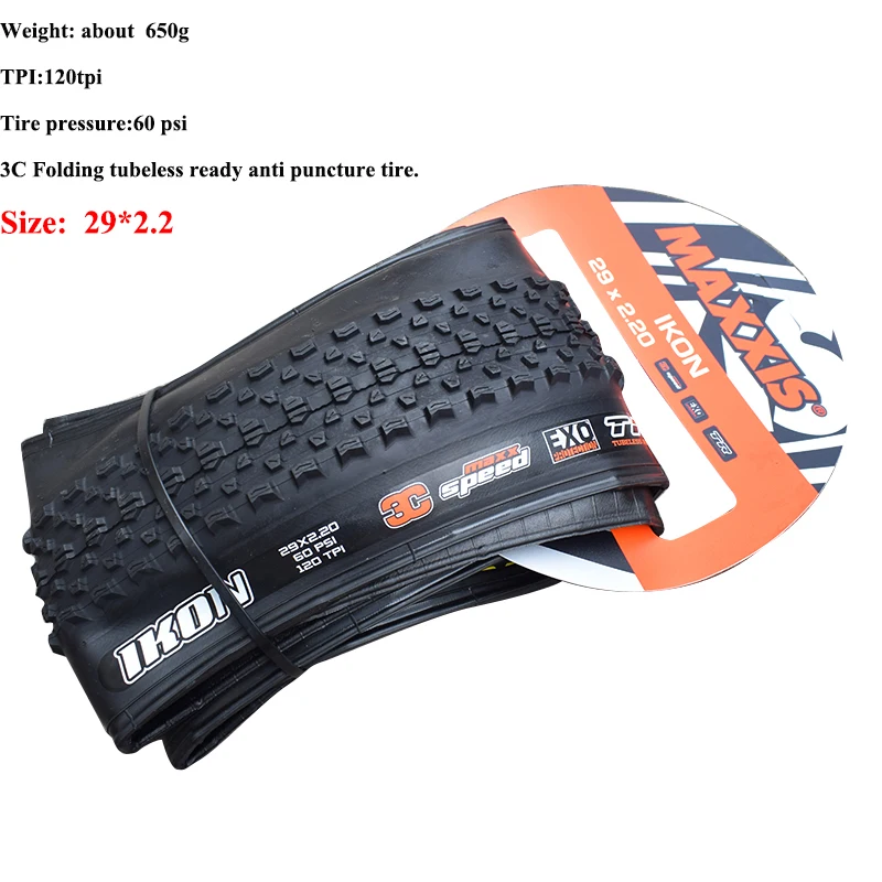 Maxxis бескамерные велосипедные шины 29*2,2 120TPI 3C бескамерные готовые анти прокол 29*2,0 mtb горные шины бежевые боковые 29er шины