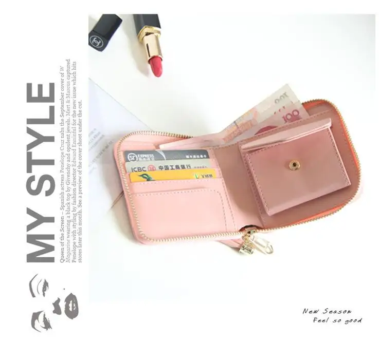 Кошелек женский кожаный короткий | Багаж и сумки