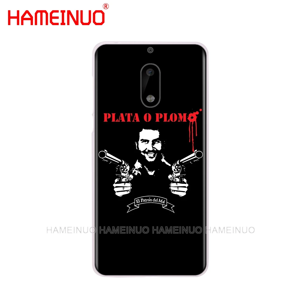 HAMEINUO Модный чехол для телефона с изображением Пабло Эскобара Nokia 9 8 7 6 5 3 Lumia 640 640XL