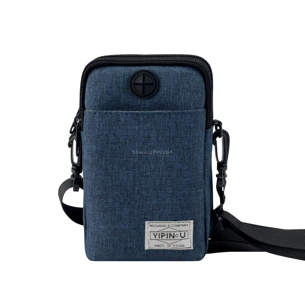 YIPINU multifunctional waterproof outdoor phone bag Anti-theft Security sport mini bag Wallet ID Holder Passport Holder Neck Bag