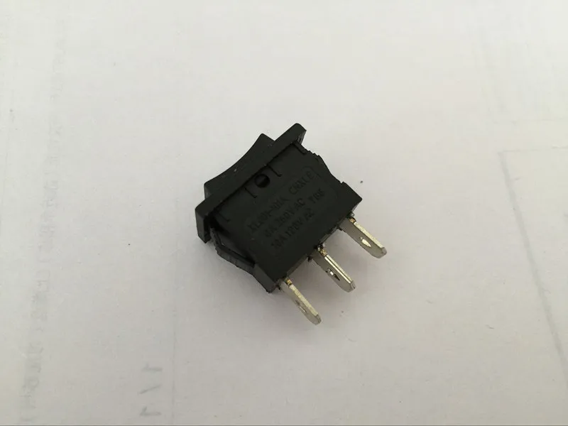 10 шт. AC 250 В 3A 125 в 6A 3 Pin ВКЛ/ВЫКЛ/вкл I/O SPST оснастка мини-лодке кулисный