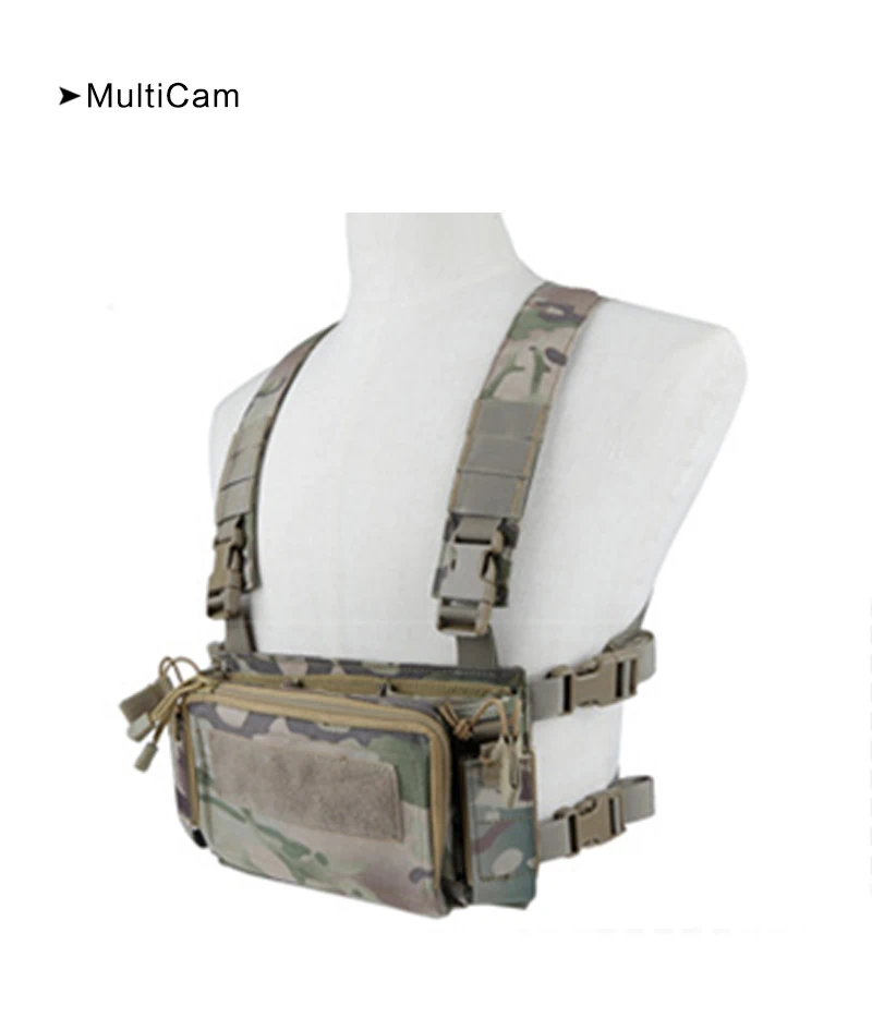 IDO gear модульная тактическая нагрудная установка Многофункциональный жилет Легкий с подсумок для страйкбола 3308