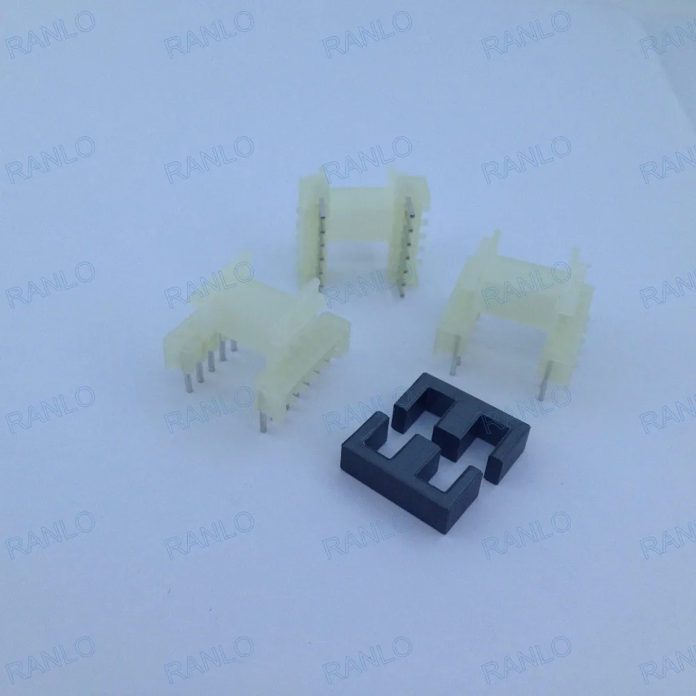 10 шт. EF16 (Φ) Φ bobbin PA66 14Pin (7 + 7) thro hole vertical Soft magnetic ferrite core PC40|transformer bobbin|hf transformercore |