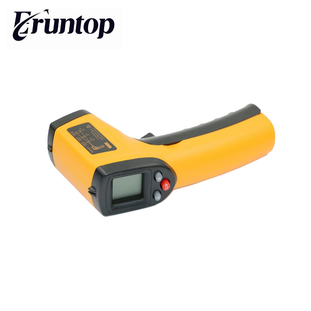 1 шт. Eruntop цифровой GM320 инфракрасный термометр Бесконтактный инфракрасный термометр Температурный пирометр ИК лазерный точечный пистолет-50