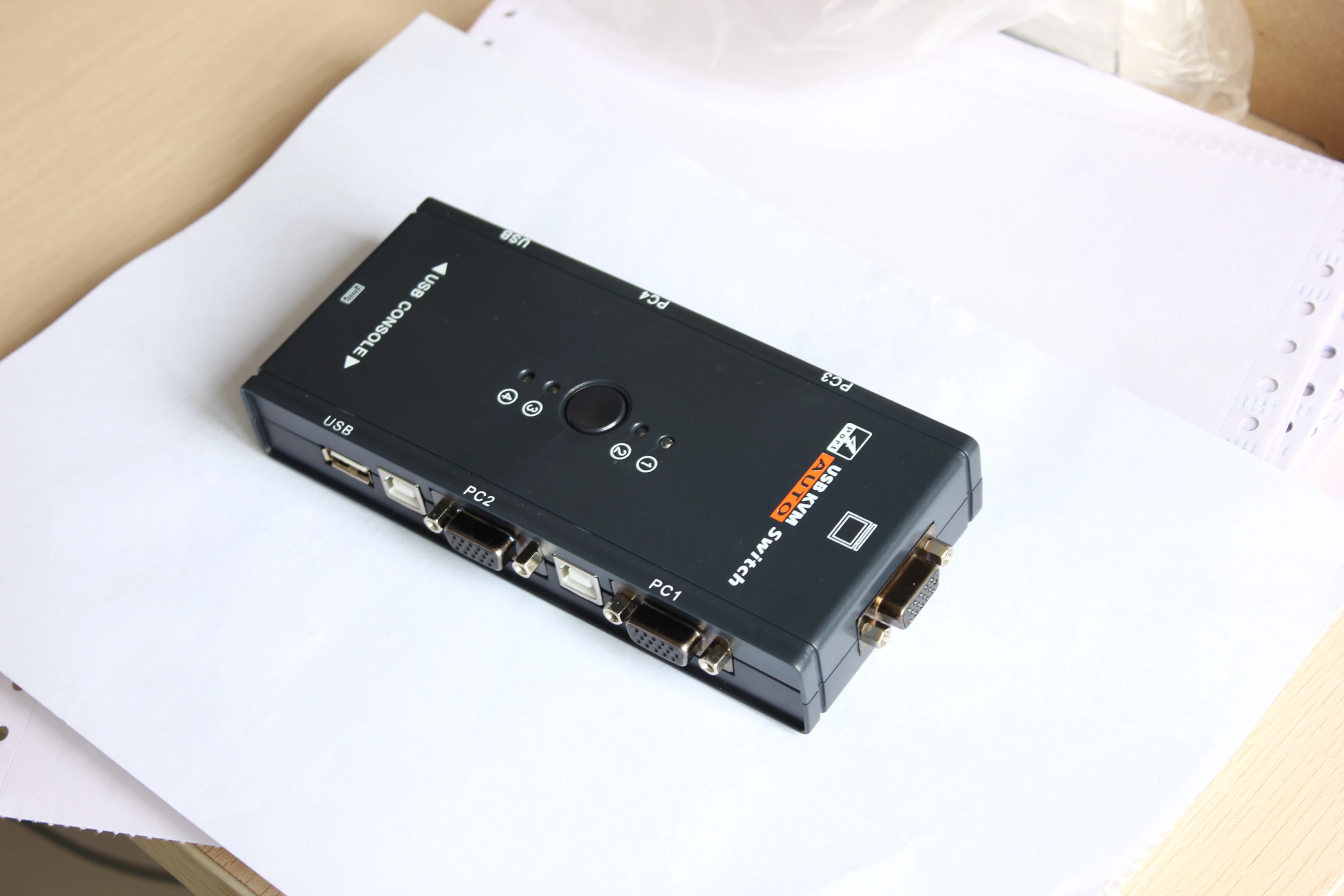 KVM V4 4 порта квм переключатель USB 2 0 VGA разветвитель принтер Мышь Клавиатура флеш