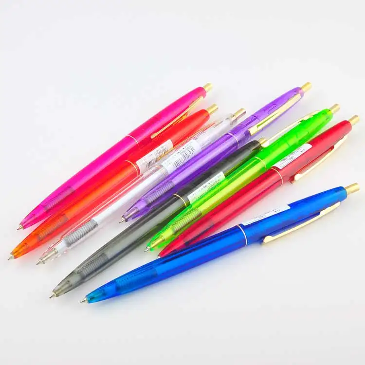 Японская цветная прозрачная шариковая ручка BIC Limited Edition 0 7 мм 1 шт.|Шариковые