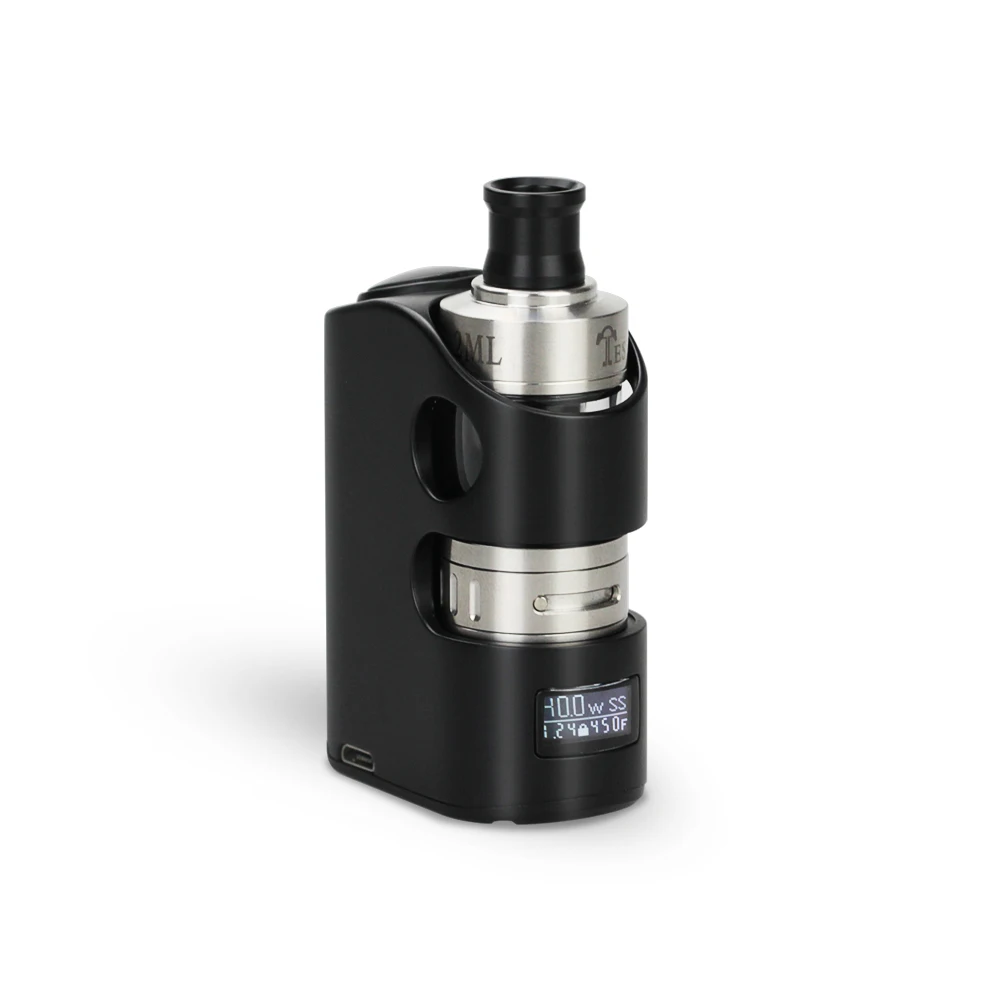 Teslacigs мини поле mod электронная сигарета испаритель VAPE комплект 40 Вт TC LED Экран 18650