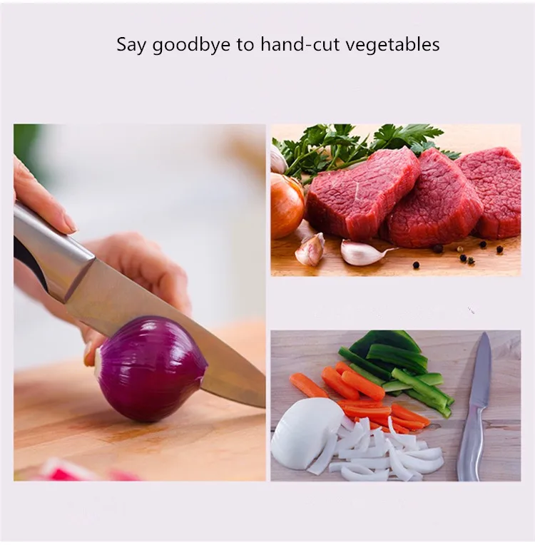 Автоматическая мясорубка Многофункциональный кухонный комбайн для мяса фруктов сальсы перец измельчитель для лука