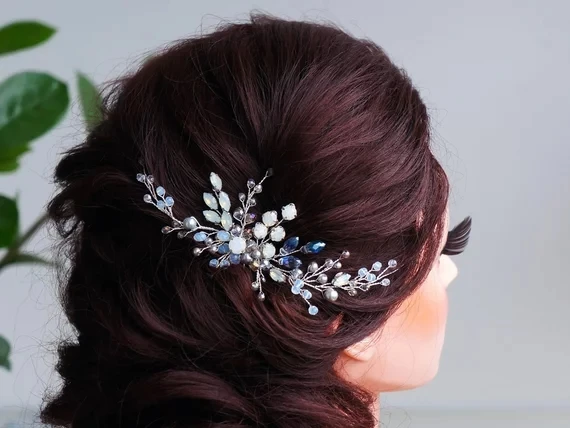 

Crystal Rhinestone Hair Combs Women Head Jewelry Bride Hair Comb Handamade Wedding Hair Accessories
