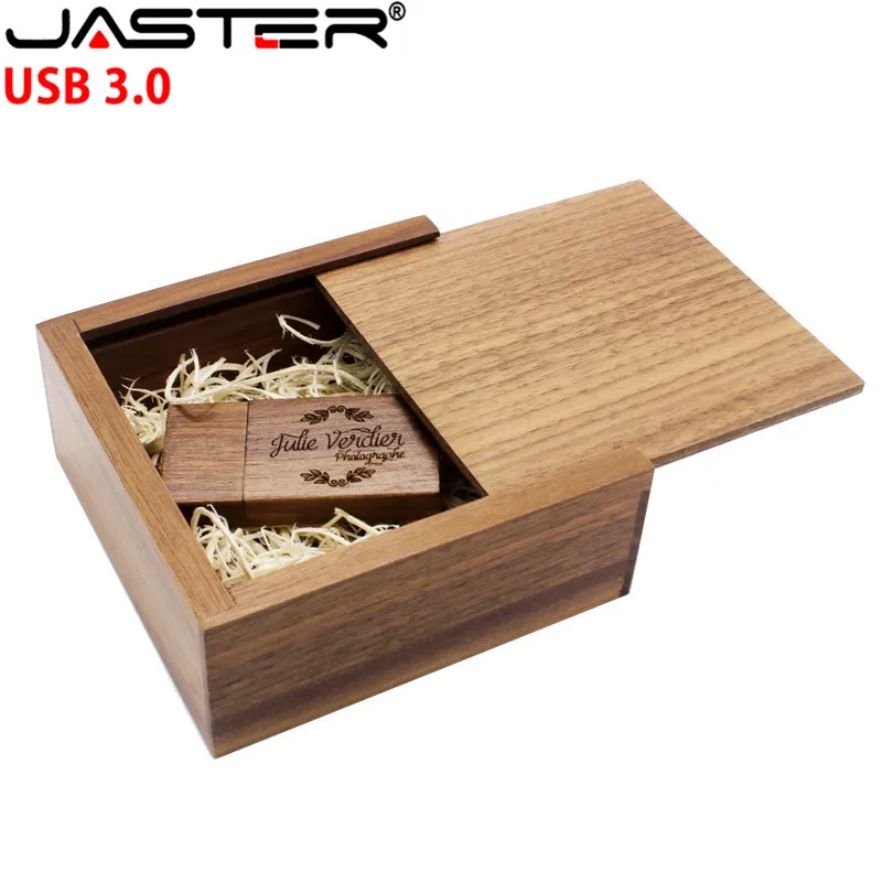 JASTER USB 3 0 деревянный фотоальбом usb + коробка флеш-накопитель Флешка 4 ГБ 8 16 32