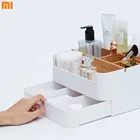 Ящик для хранения Xiaomi Mijia, многофункциональная коробка для косметики, из АБС-пластика, с отделением для мусора