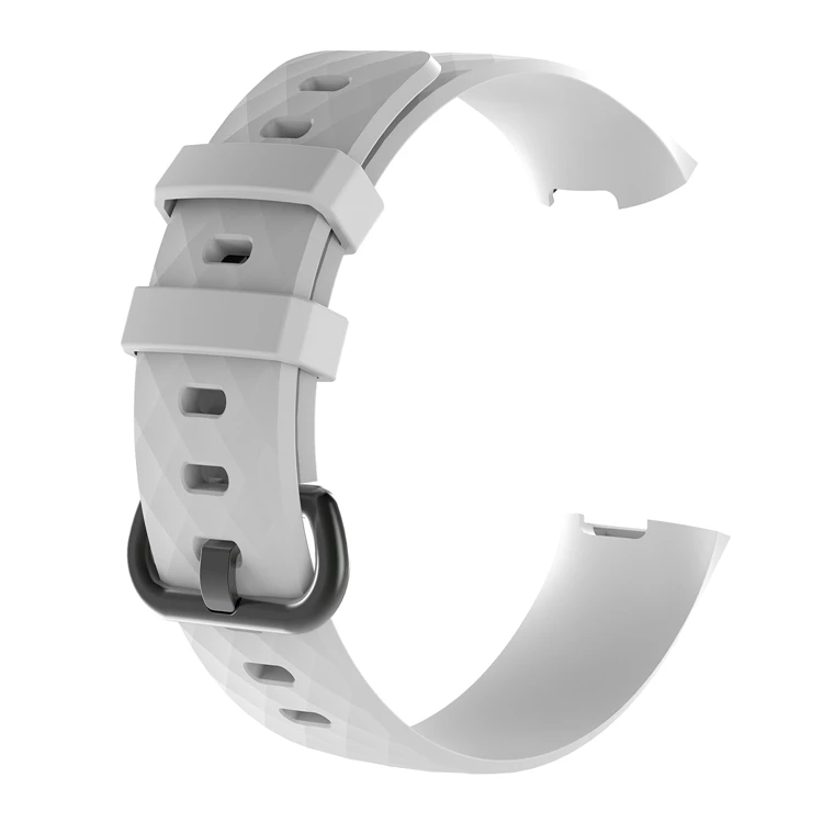 Силиконовый ремешок для часов для Fitbit Charge 3 фитнес-трекер Smartwatch замена спортивный ремешок на запястье - Цвет: White