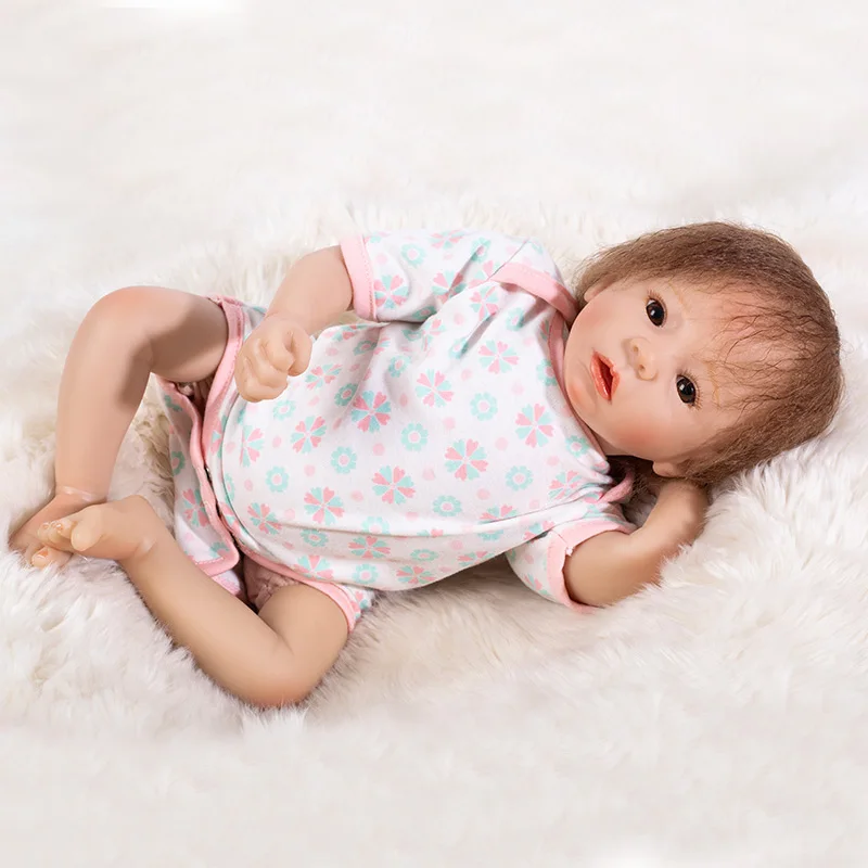 Кукла реборн OtardDolls 50 см Мягкая силиконовая виниловая младенец подарок на день