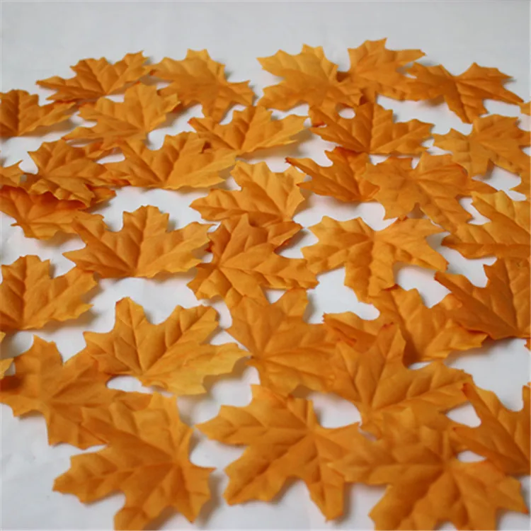 100 шт Искусственные Шелковые кленовые листья для дома Свадебные украшения