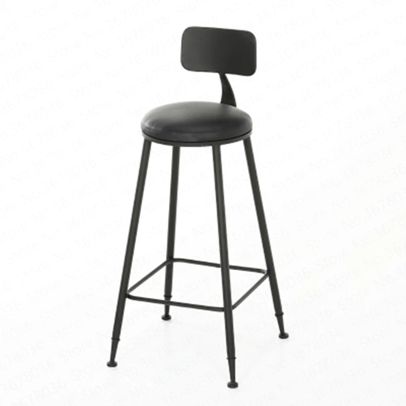 

New European Bar Stool Solid Wood Bar Stool Home Retro Back Lift Rotating High Stool Front Cashier Bar Chair