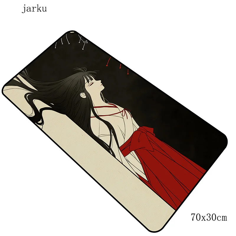 Inuyasha коврик для мыши 700x300x2 мм, игровой коврик для мыши, аниме, HD узор, офисный коврик для ноутбука, Настольный коврик, восхитительный коврик для мыши, игры, pc gamer, коврики