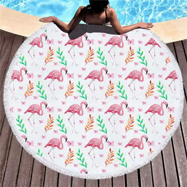 pineapple stripe Круглый пляжное полотенце, одеяло из микрофибры, модный большой коврик с кисточками, купальная салфетка De Plage Toalla Microfibra - Цвет: pineapple stripe