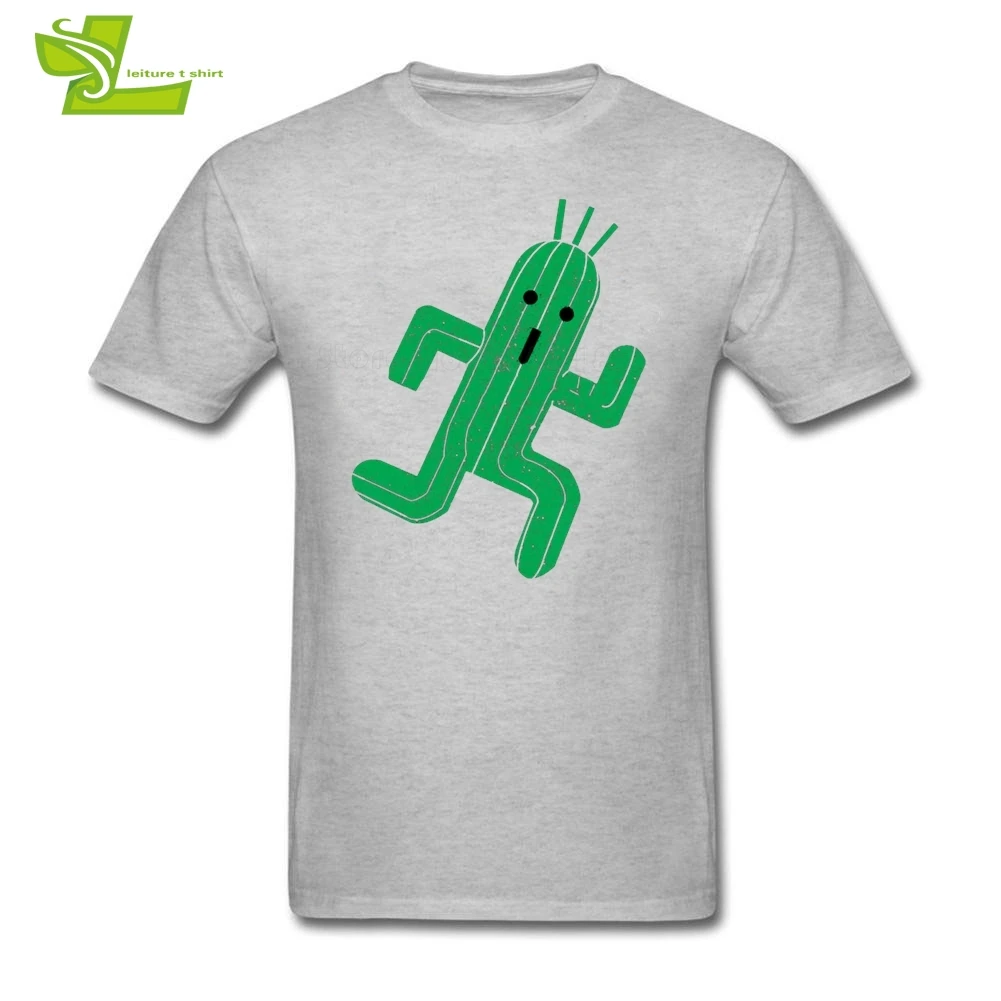 Футболка Cactuar Мужская футболка с коротким рукавом и круглым вырезом для взрослых