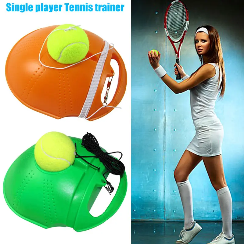 

Singles Tennis Trainer Self-study Training Rebound Balls Baseboard Tools FK88