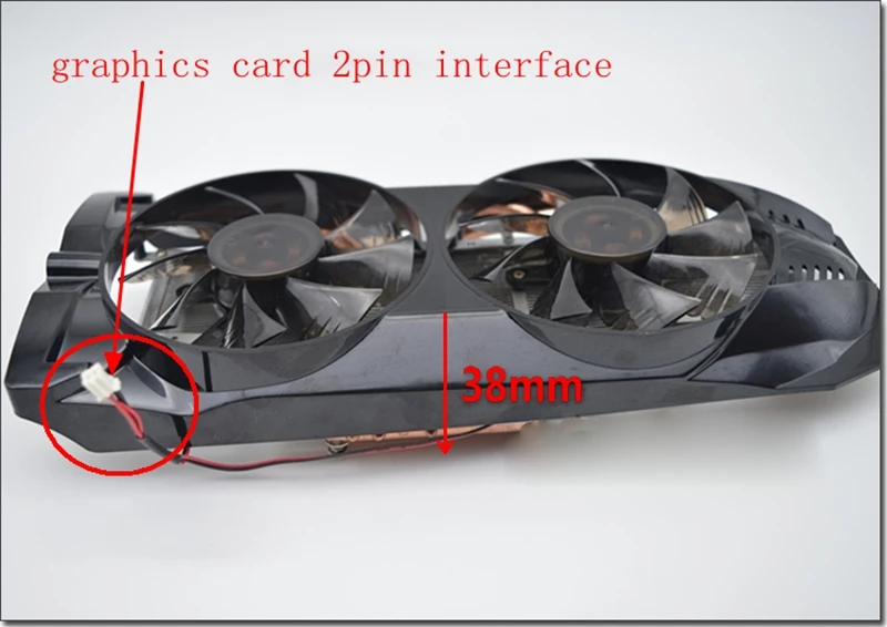 9 см 2-контактный вентилятор видеокарты gtx 650 gtx 550 gts450 gts250 4 тепловых вентилятора кулер для GPU Gamer видеоигры кулер для карт