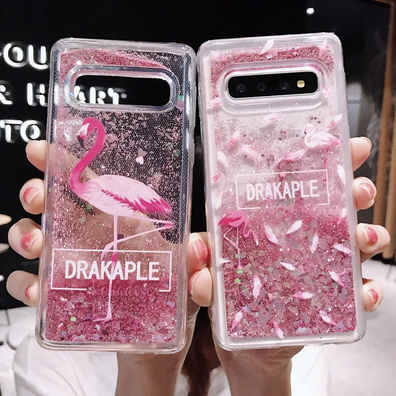 Жидкий силиконовый чехол для Samsung Galaxy A6 J6 J4 Plus A8 S10 S9 S8 S7 Edge Note 9 8 A 30 50 M 10 20 J2 J5 с