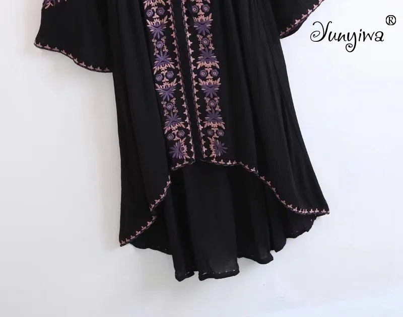 Женское платье Повседневное длинный рукав Vestidos Аппликации Середины икры