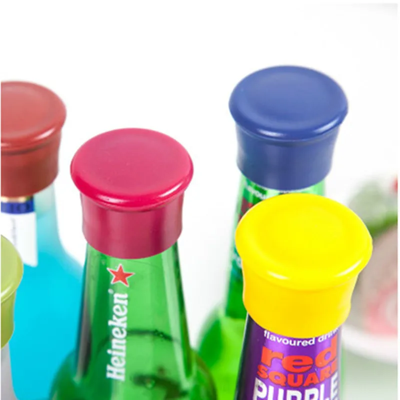 WOFU Direct Shipping 20pcs Colorful Silicone Wine Bottle Beer Stopper Leak free Sealers Bar Tool Cap | Дом и сад