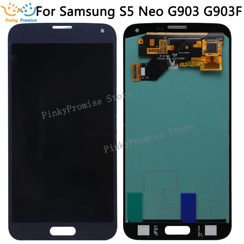 100% протестированный Super AMOLED для SAMSUNG S5 NEO G903 ЖК экран Samsung G903F сенсорный дигитайзер