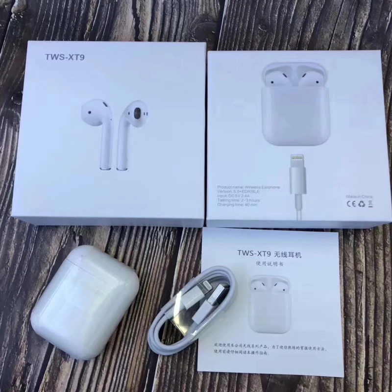 Беспроводные наушники Mini TWS XT9 Bluetooth v5.0 гарнитура с сенсорным экраном для IPhone Android