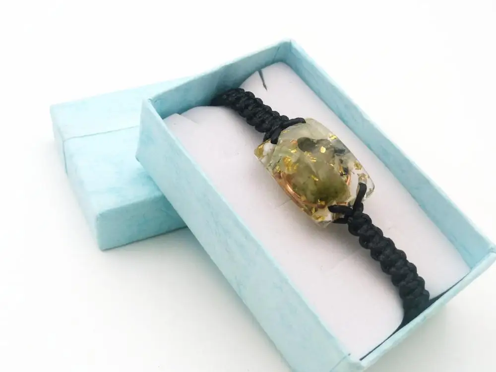 Prehnite Orgonite (2 4x1 8 см) браслет богатство любовь медитация талисман|Камни| |