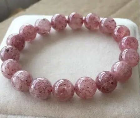 Бесплатная доставка 11 мм натуральный бразильский браслет с круглыми бусинами Super