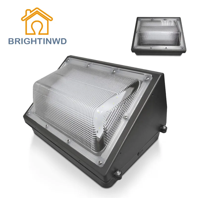 BRIGHTINWD 30W 40W 50W 60W 80W 100W AC 100 277V светодиодный настенный светильник IP65