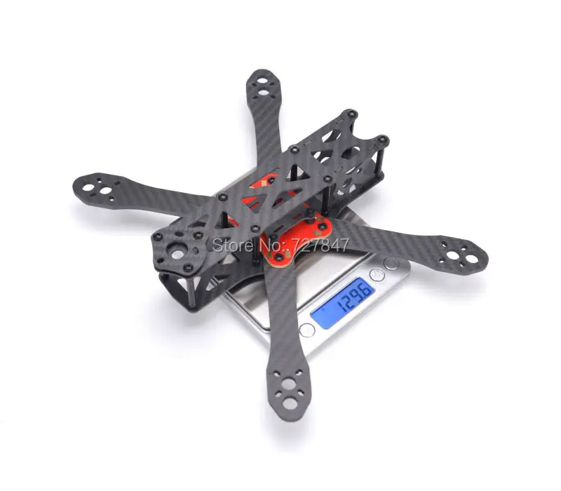 Инопланетянин FPV Квадрокоптер из чистого углеродного волокна 225 мм DIY гоночный