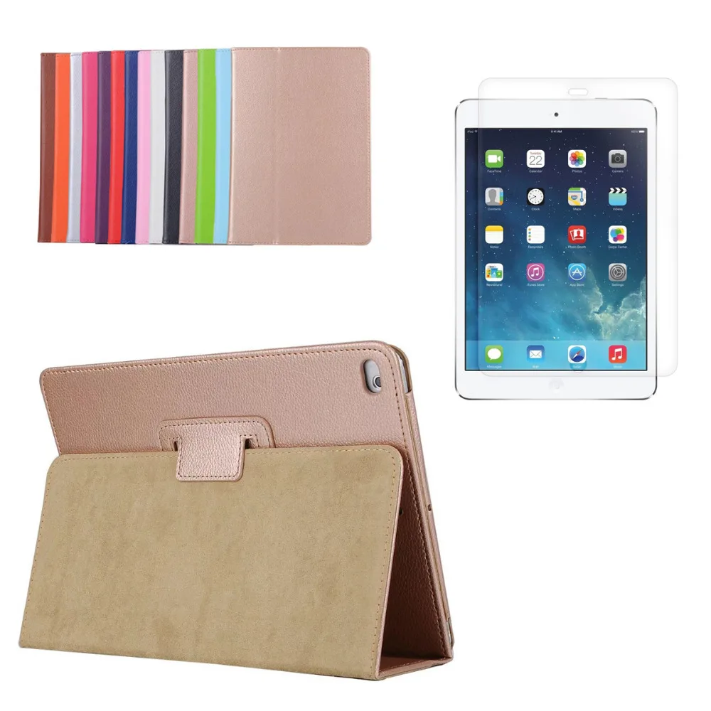 Ультратонкий чехол-книжка с текстурой личи и 2 отделениями для карт защитный