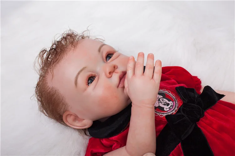 Boneca De Bebe Recem Nascido De Silicone Macio De 50cm Como Bebe Realista Presente De Aniversario De Menina Brinquedos Boneca Renascida De Alta Qualidade 21 Off