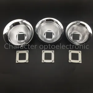 5 шт. 89 мм 98 мм 100 мм диаметр Алюминиевая СВЕТОДИОДНАЯ Лампа отражатель чашка чаша чехол для 20 Вт-100 Вт 25x25 мм Высокая мощность светодиодный излучатель точечный светильник