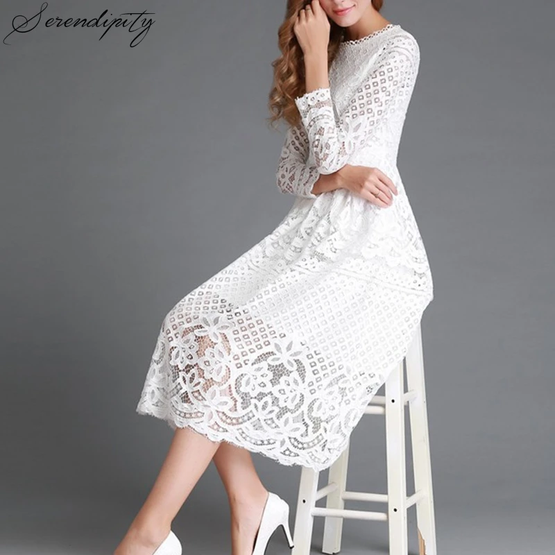 SRDP элегантное кружевное женское длинное платье 2019 летнее пляжное Стильное