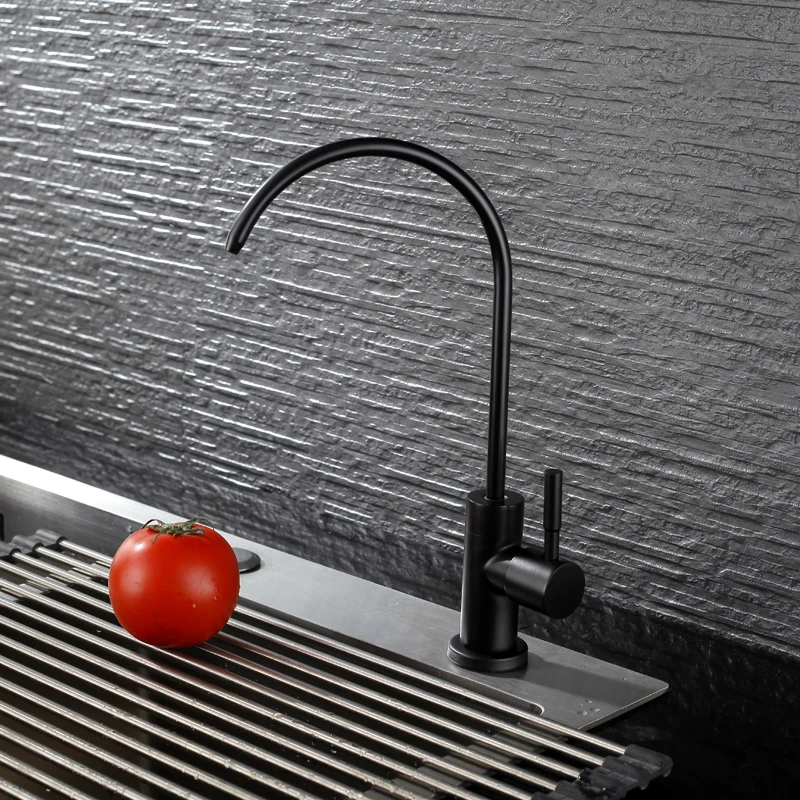 high quality 14 water filter tap kitchen drinking water black white faucet stainless steel faucet kitchen accessories free global shipping
