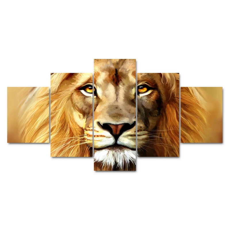 QK искусства современного холст Книги по искусству Куадрос декоративные 5 шт.