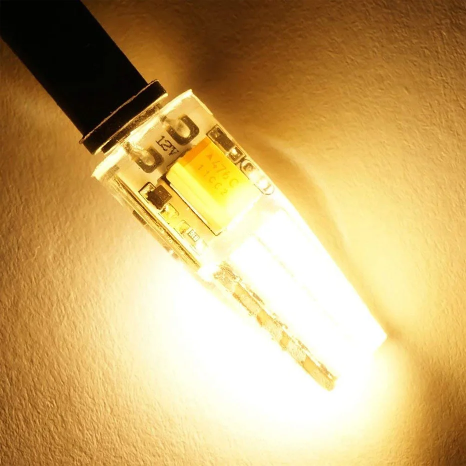 Сверхъяркая Светодиодная лампа G4 SMD2835 12 В 3 Вт угол 360 градусов светодиодная