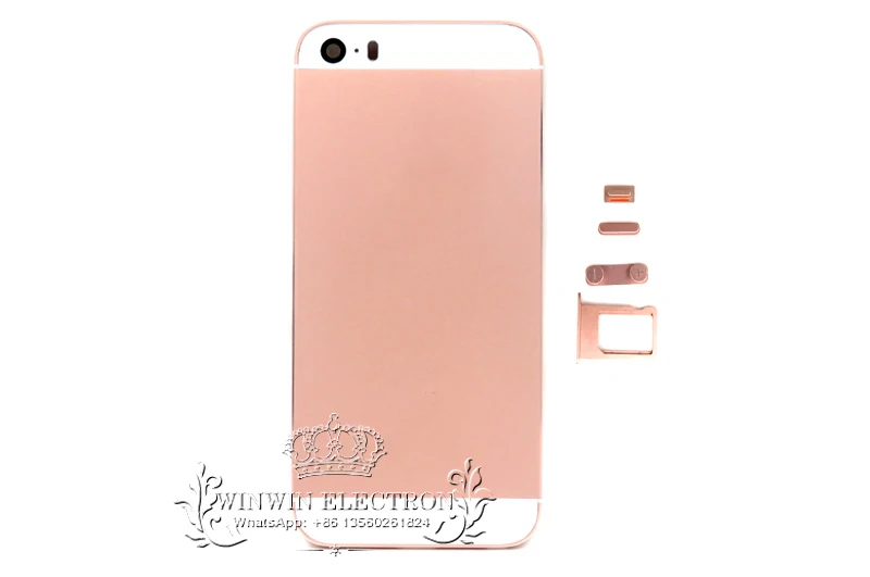 Хорошее качество замена задняя крышка аккумулятора корпус для iphone 5S задняя крышка шасси Средний рамка с карточным лотком кнопки инструменты