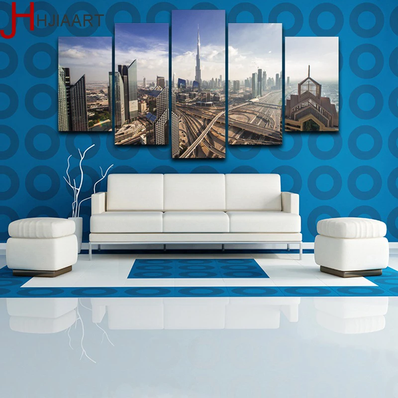 Ландшафтный плакат HD в рамке печатный модульный домашний Декор живопись 5