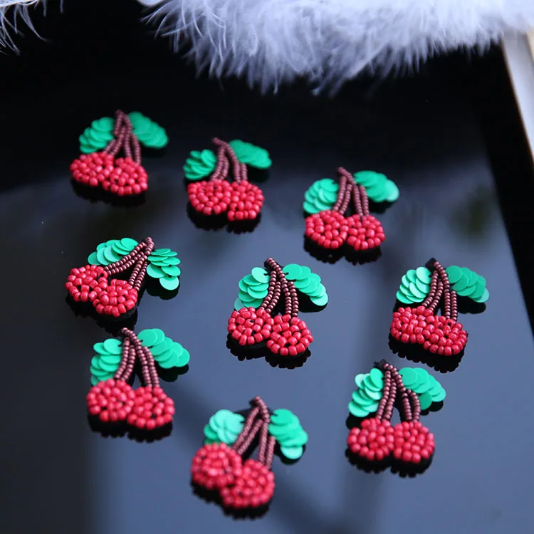 

starberry 5pcs beaded patches embroidered fabric sew on patch applique jacket patches for clothes parches para la ropa