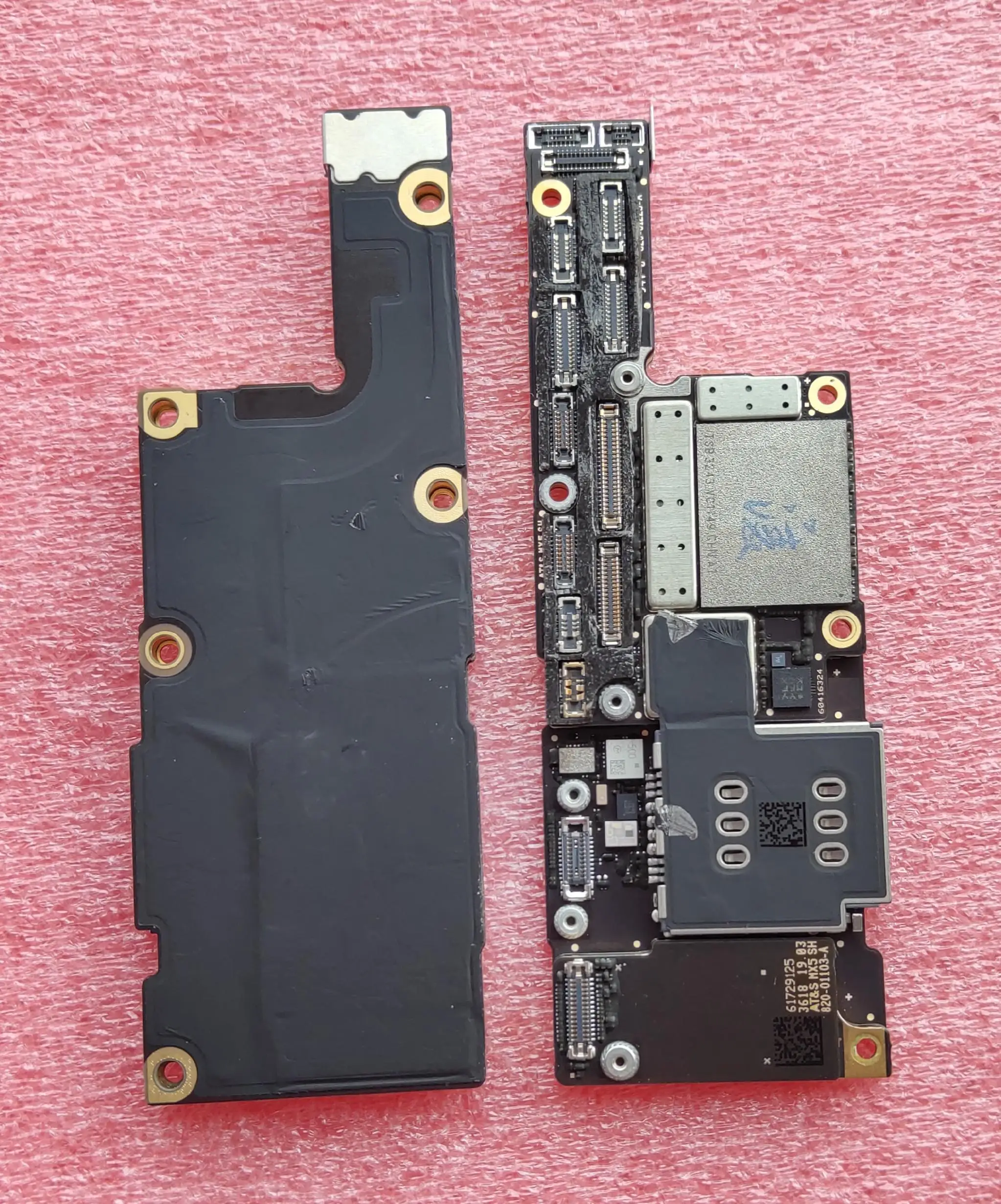 Бесплатная доставка DHL оригинал для iPhone XS MAX 64 ГБ iCloud intel плата материнская не