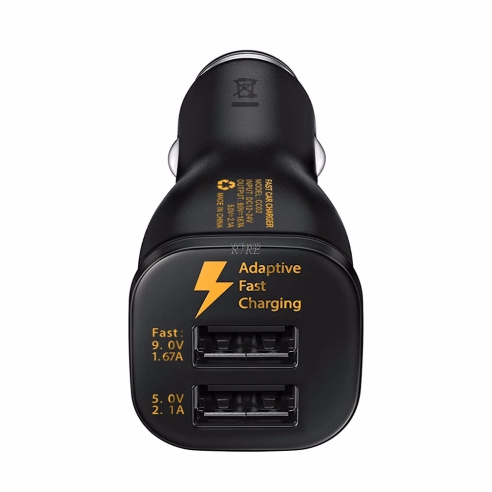 Новинка 5V/9V зарядное устройство для автомобиля с двумя портами USB зарядного