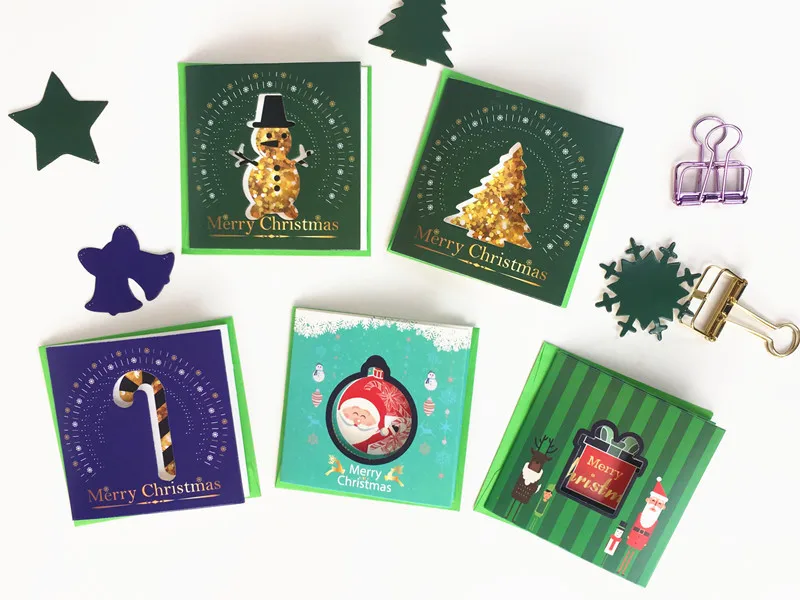 10 card+10 envelope /lot invitation mini greeting card thank you birthday christmas writing paper stationery | Дом и сад